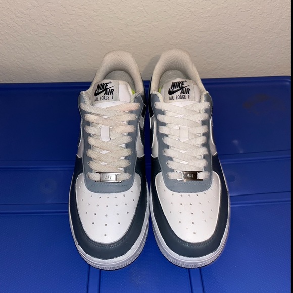 Brand New Nike AF1. Custom Grey. Women’s 8. - Picture 2 of 4